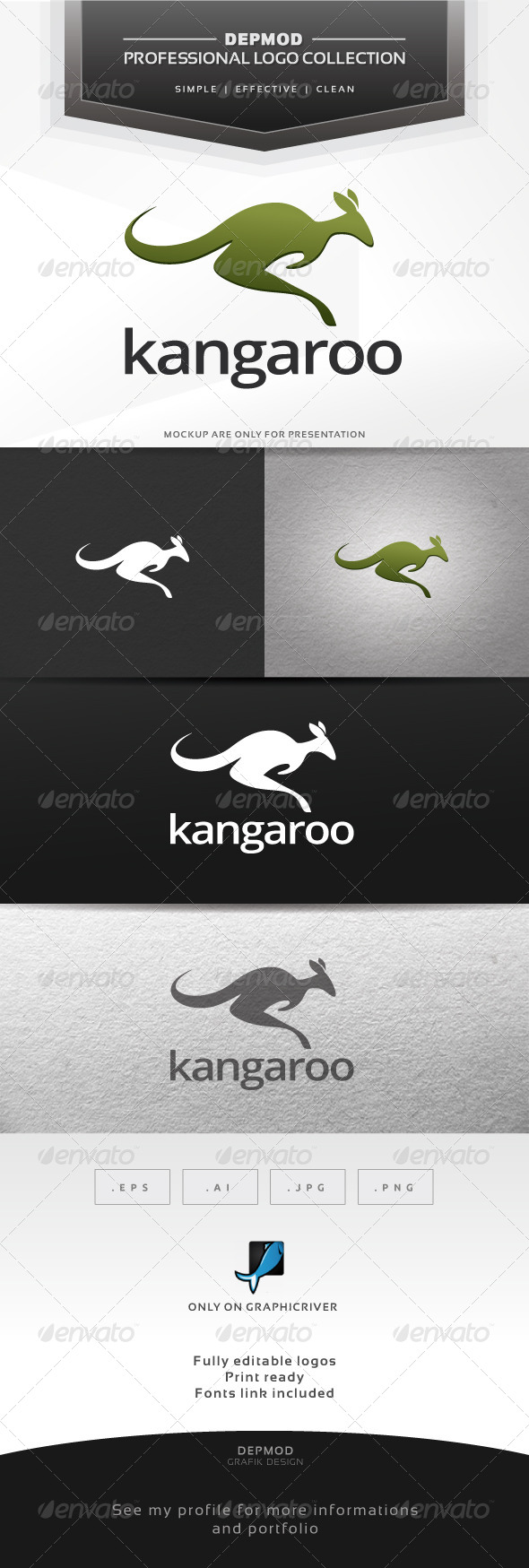 Kangaroo Logo Kangaroo Logo