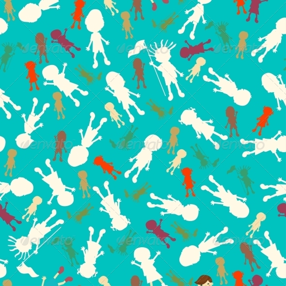 Silhouette Child s Background Silhouette Child s Background