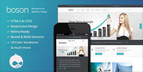 Boson - Responsive Multi-Purpose Drupal theme