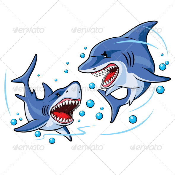 Sharks Cartoon Sharks Cartoon