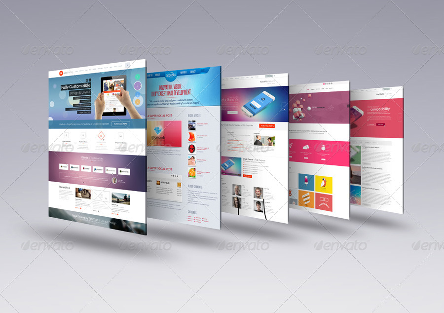Download 3D Web Page Presentation V1 by towhid123griver | GraphicRiver