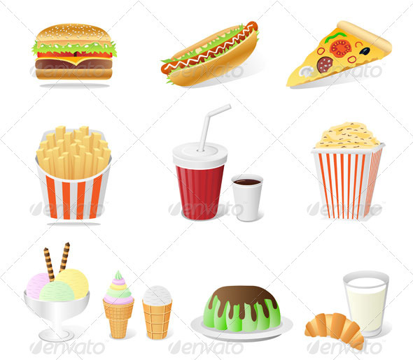 Fast food set Fast food set