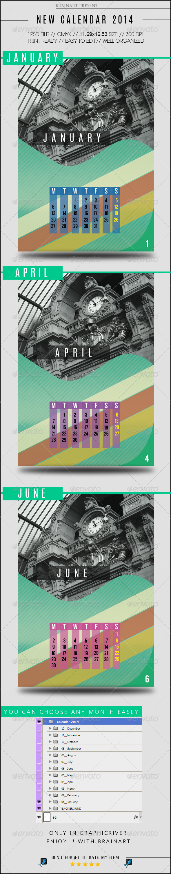New Calendar 2014 - Calendars Stationery