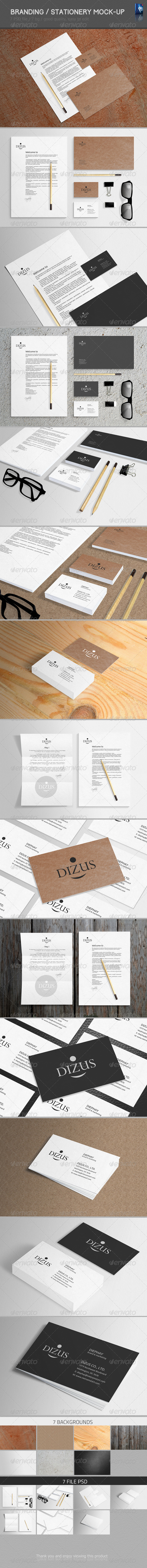 Stationery Branding Mock-Up Stationery Branding Mock-Up