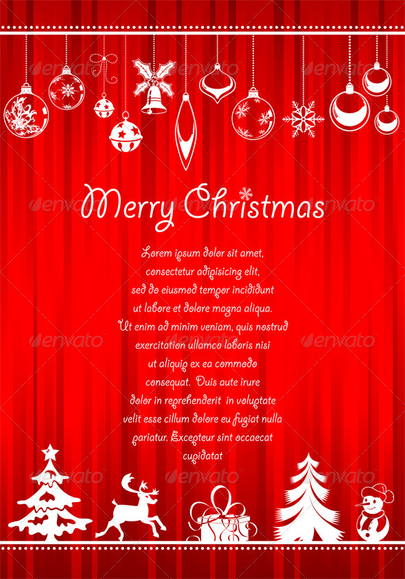 Christmas greeting card Christmas greeting card