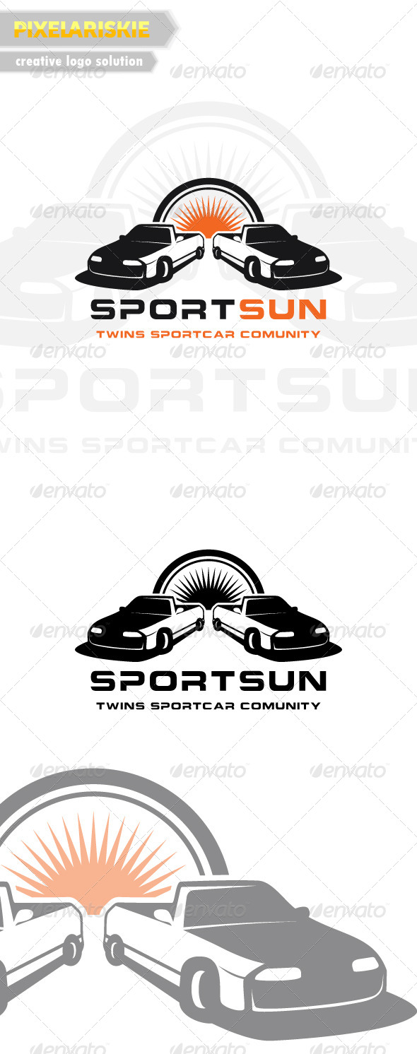 Twin Car Automotive Logo