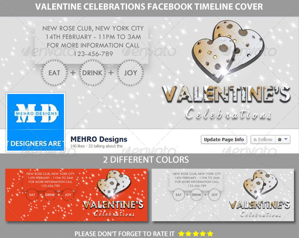 Valentine facebook Timeline Cover