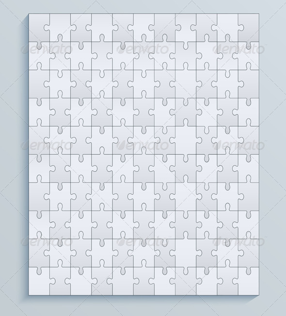 Parts Puzzles Seamless Pattern Jigsaw Parts Puzzles Seamless Pattern Jigsaw