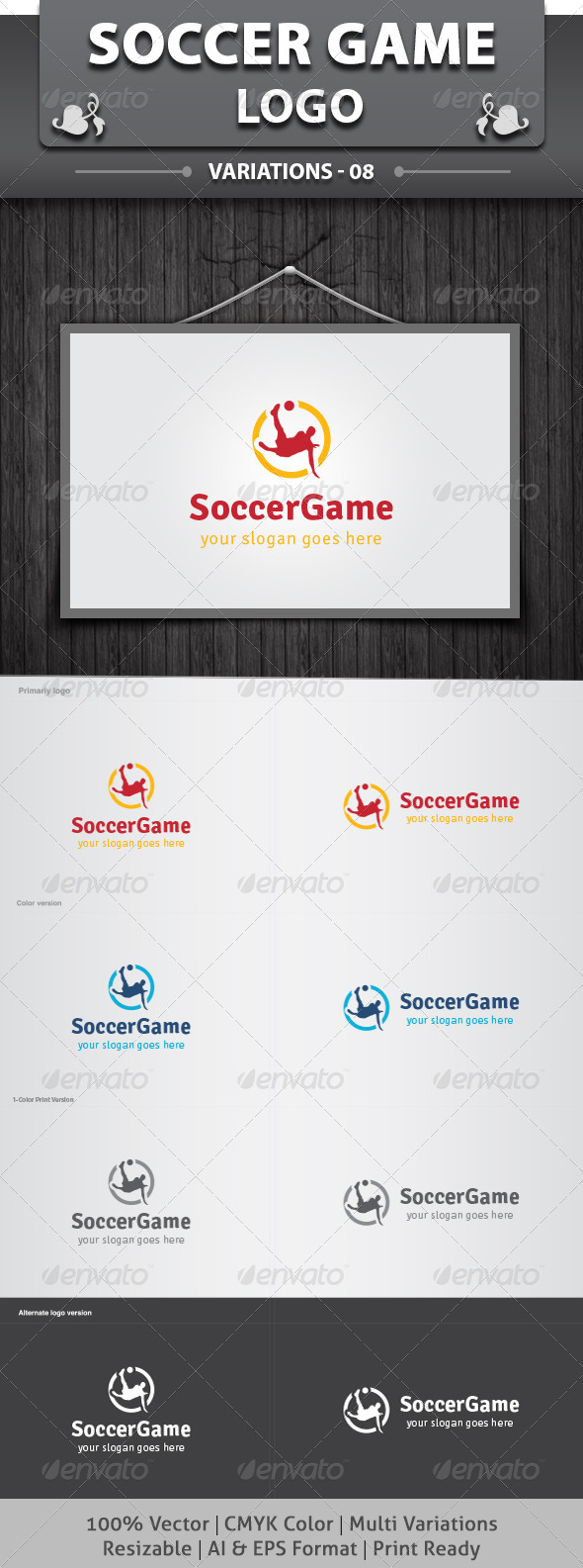 Soccer Game Logo