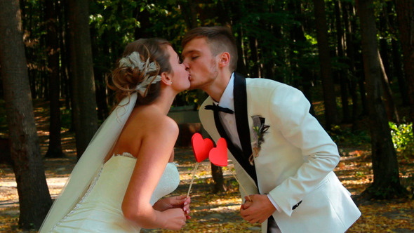 Newlyweds Kissing 5 Newlyweds Kissing 5