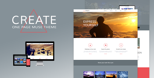 ThemeForest Create One Page Muse Theme 6501285 ThemeForest Create One Page Muse Theme 6501285