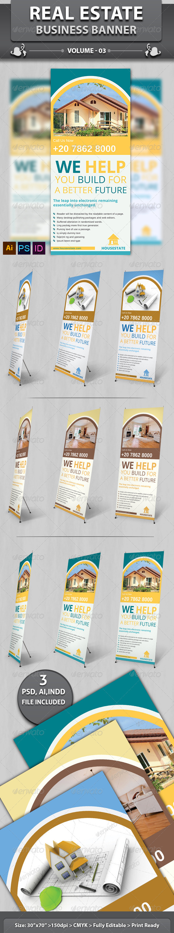 Real Estate Business Banner Volume 7 Real Estate Business Banner Volume 7