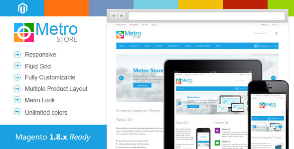 Metro Store Responsive Premium Magento Theme Metro Store Responsive Premium Magento Theme