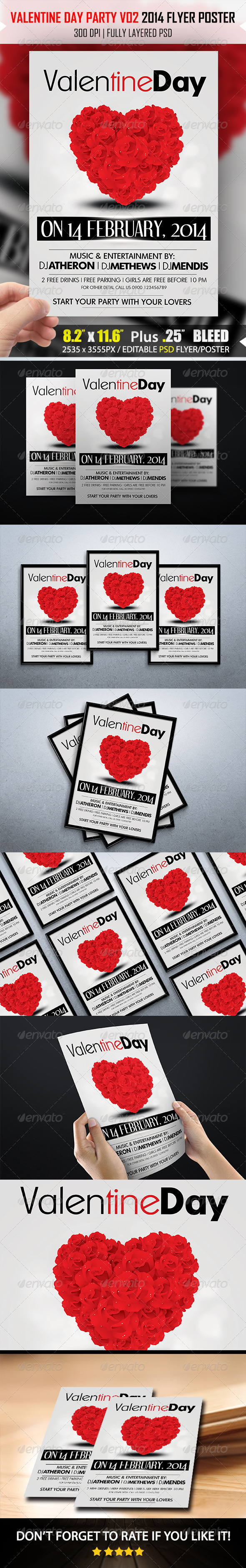 Valentine Day Party 2014 Flyer V02