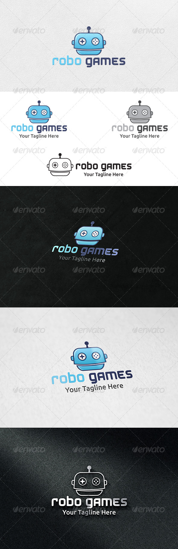 Robot Games - Logo Template