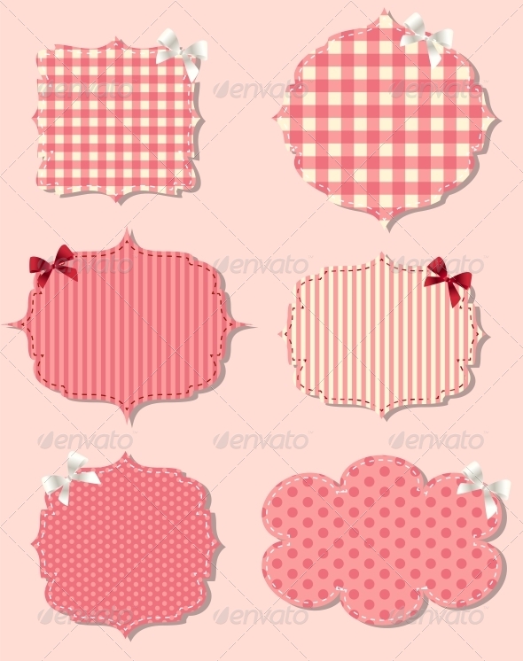 Set of Different Valentine`s Day Labels Set of Different Valentine`s Day Labels