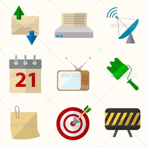 Universal Flat Icons Universal Flat Icons