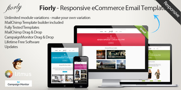 Fiorly - Responsive eCommerce Email Template