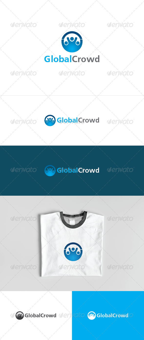 Global Crowd Logo Template Global Crowd Logo Template
