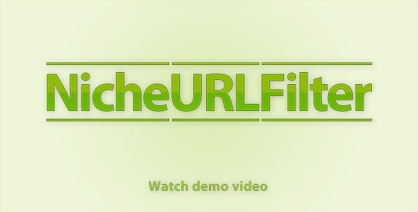 NicheURLFilter - Version 1.0 - CodeCanyon Item for Sale