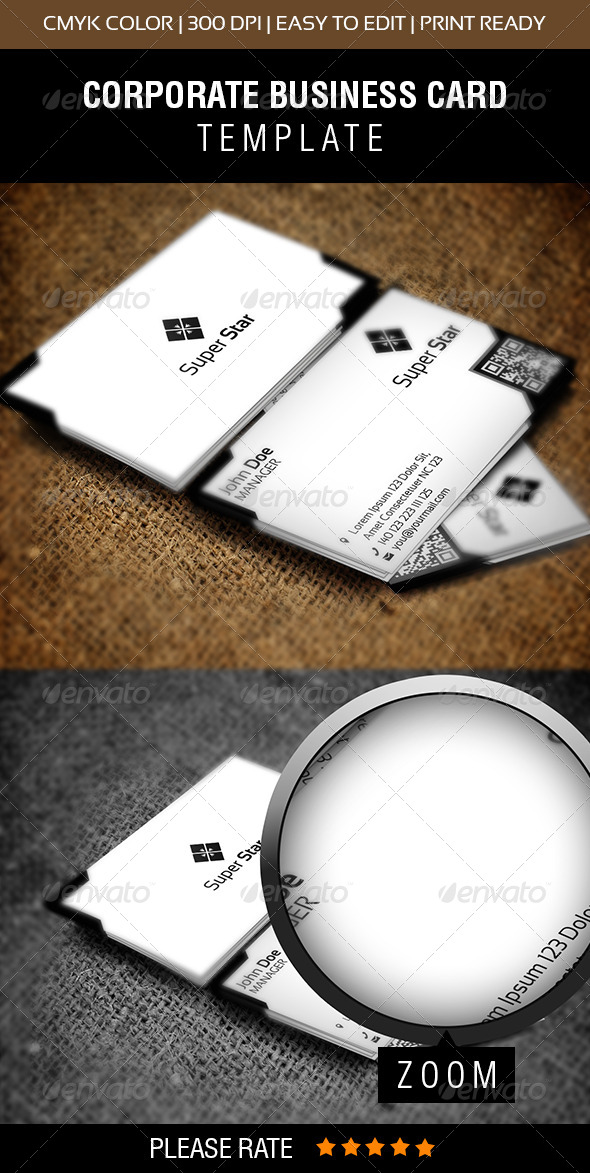Super Star Business Card Super Star Business Card