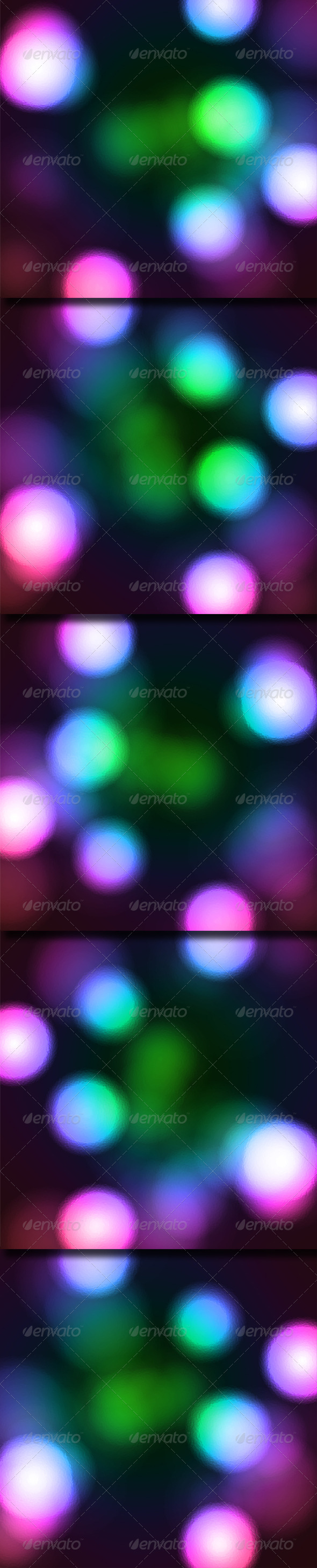 Glowing Colored Spots Glowing Colored Spots