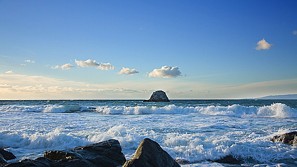 Waves and Island Waves and Island