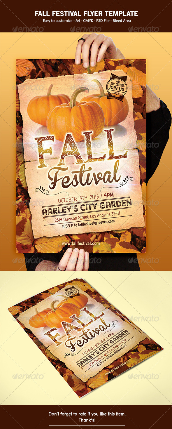 Fall Festival Flyer Fall Festival Flyer
