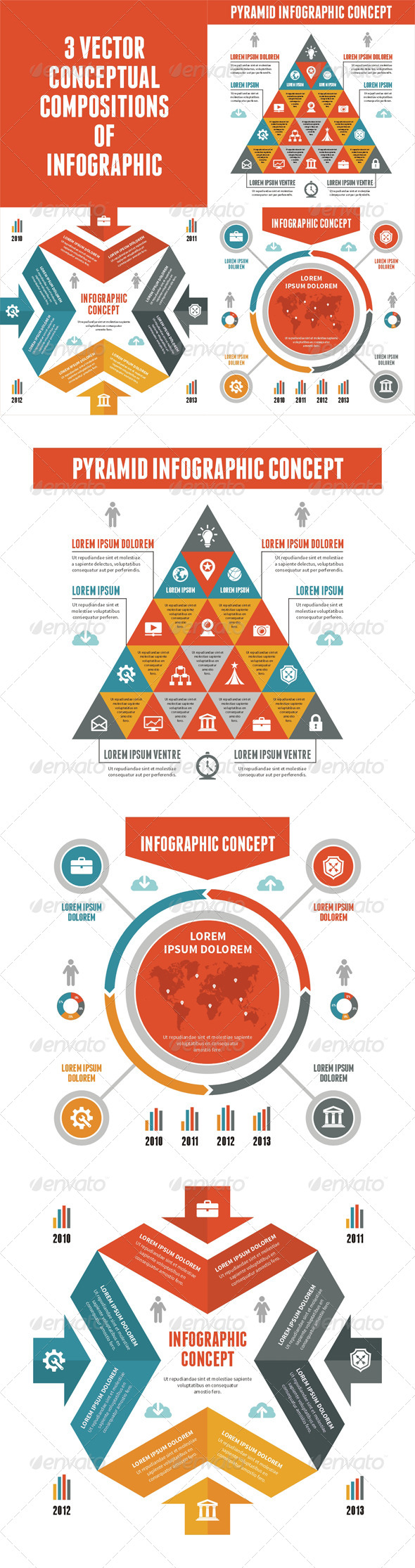 GraphicRiver 3 Infographic Concept for Presentation 6529118 GraphicRiver 3 Infographic Concept for Presentation 6529118