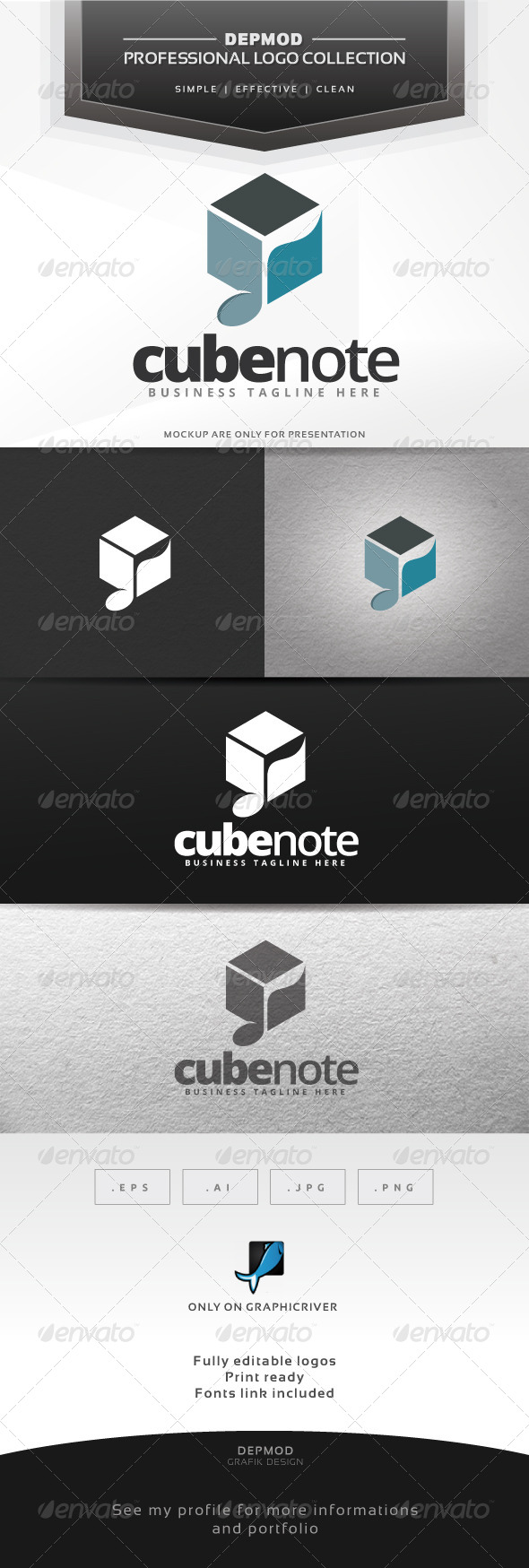Cube Note Logo Cube Note Logo