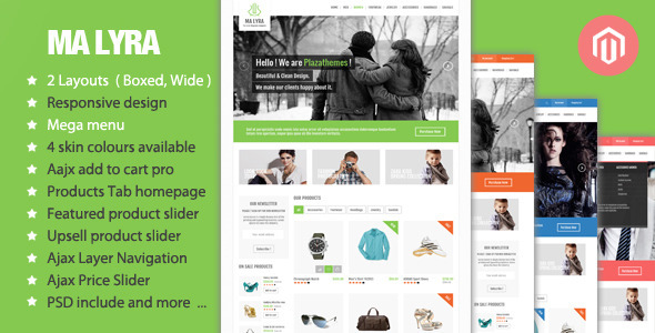 Lyra - Responsive Magento Theme