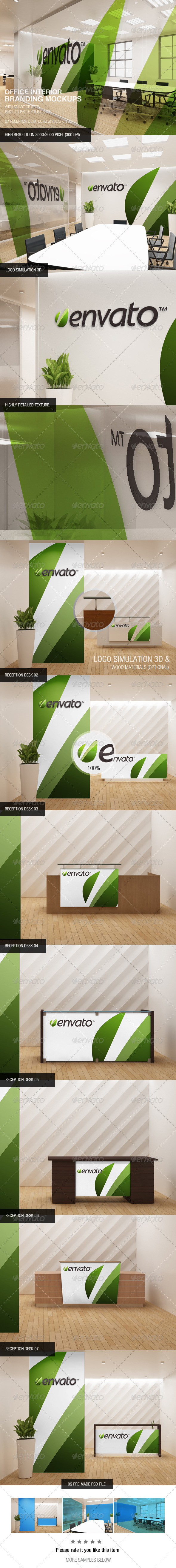 Office Interior Branding Mockups Office Interior Branding Mockups