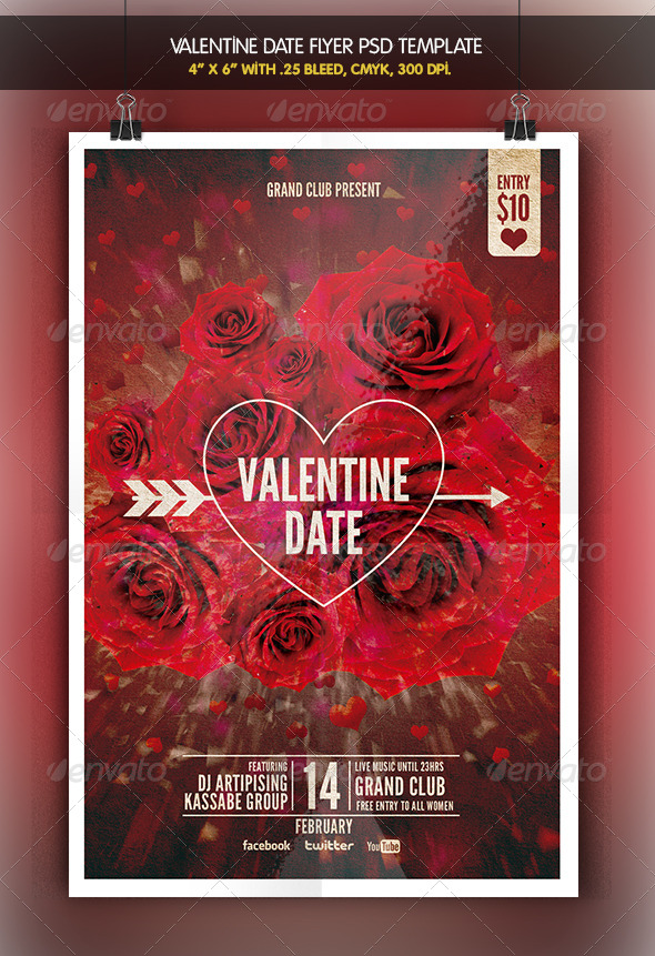 Valentine Date | Flyer Template - Holidays Events