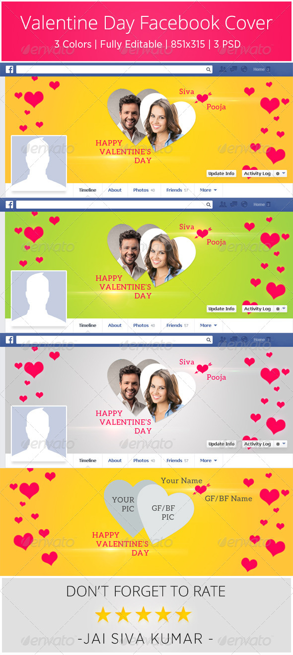 Valentine Day Facebook Cover