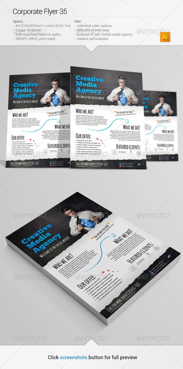 Corporate Flyer 35 Corporate Flyer 35