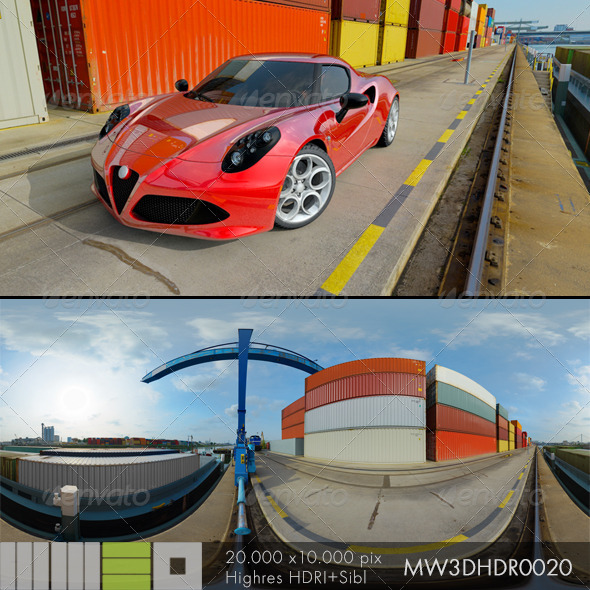 MW3DHDR0020 Industrial Container Harbour MW3DHDR0020 Industrial Container Harbour