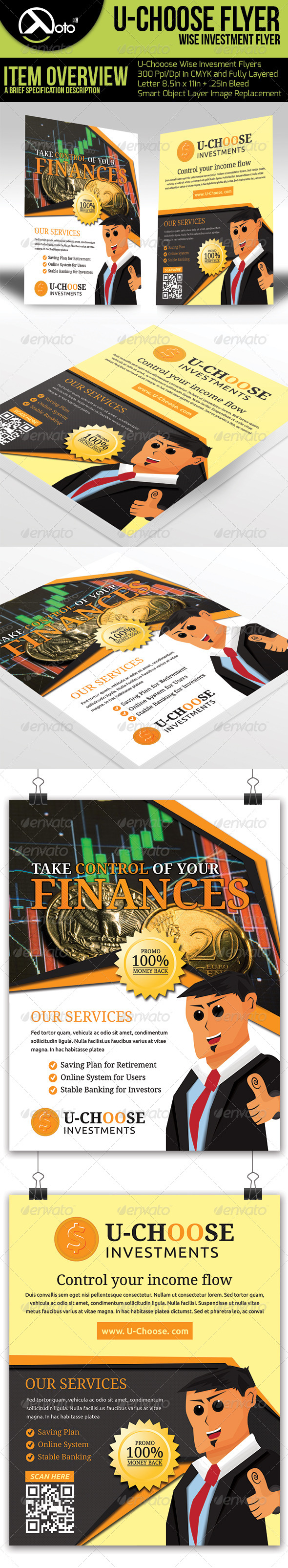 U Choose Online Investment Flyers - Commerce Flyers