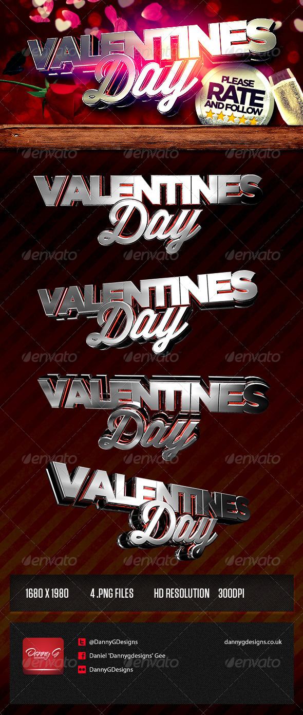 Valentines Day 3d Renders