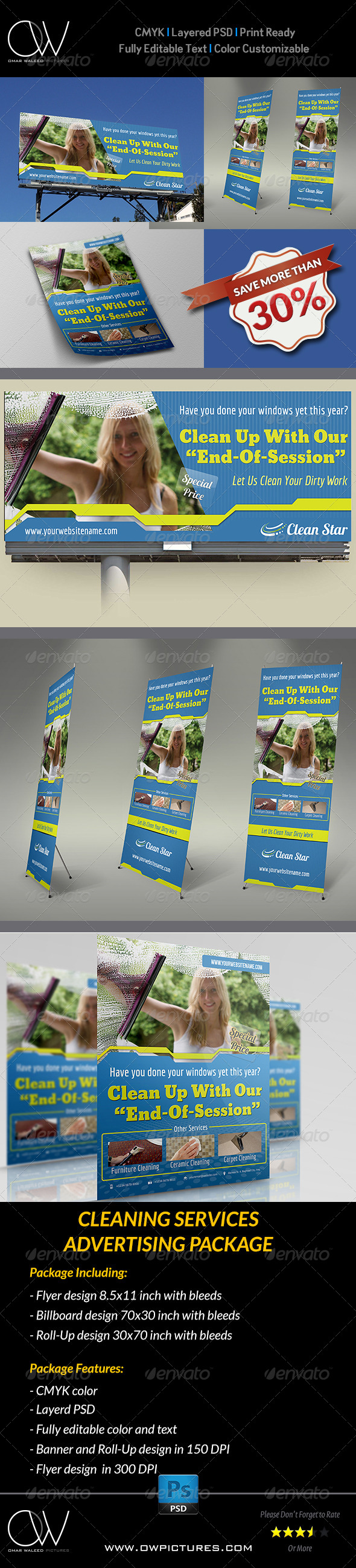 Cleaning Services Advertising Bundle Cleaning Services Advertising Bundle