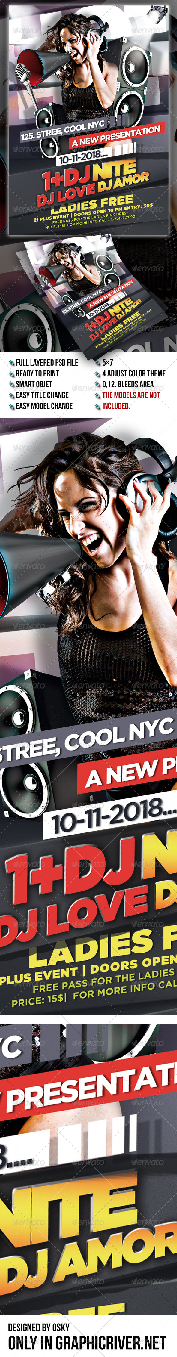 Dj Nite Party Template Dj Nite Party Template