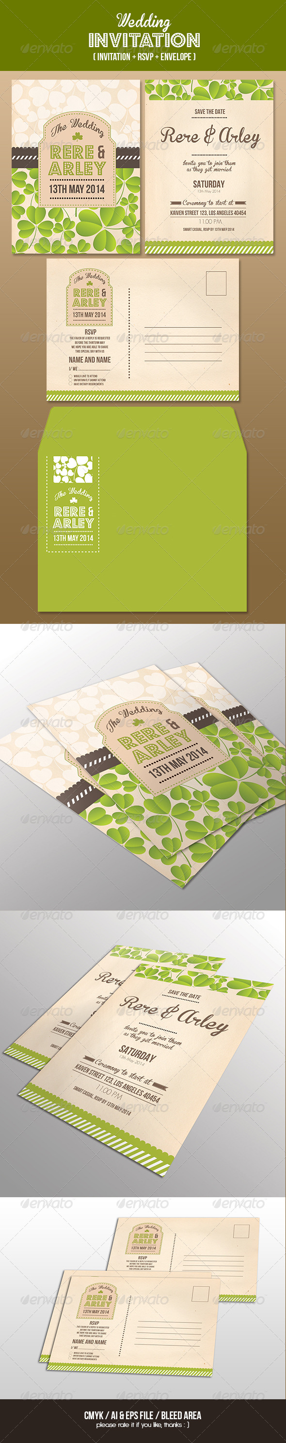 Wedding Invitation Set