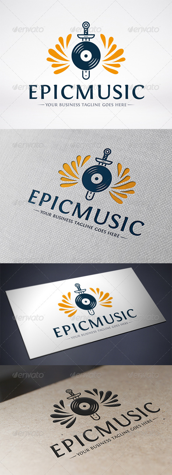 Epic Music Logo Template