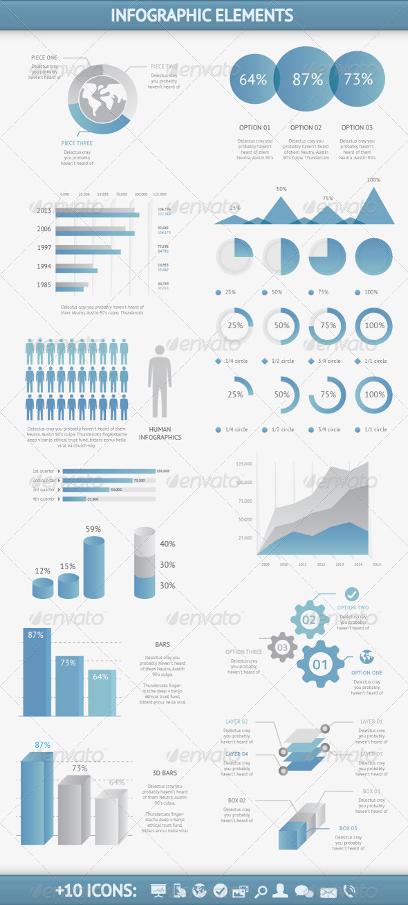 Infographic Elements Vector Set