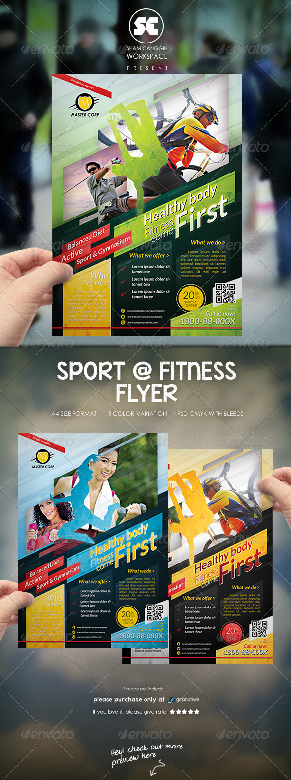 Sports & Fitness Flyer/Magazine Ads