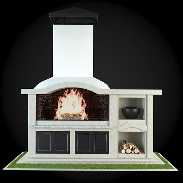 Garden Fireplace 005 Garden Fireplace 005