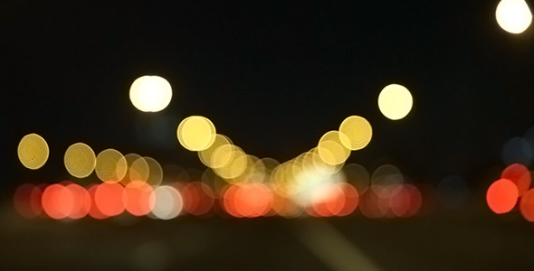 City Drive at Night in a Busy Road City Drive at Night in a Busy Road