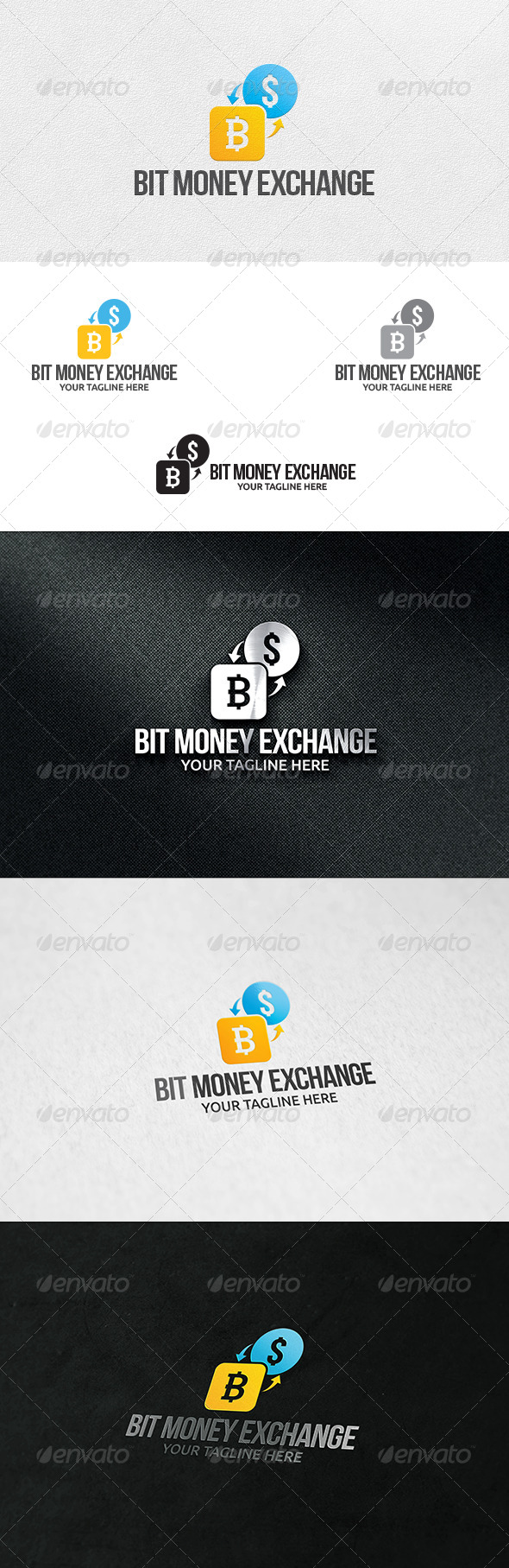 Bit Money Exchange - Logo Template