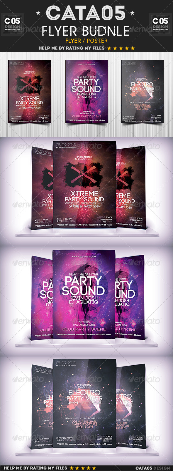 Flyer Bundle Pack 7 Flyer Bundle Pack 7