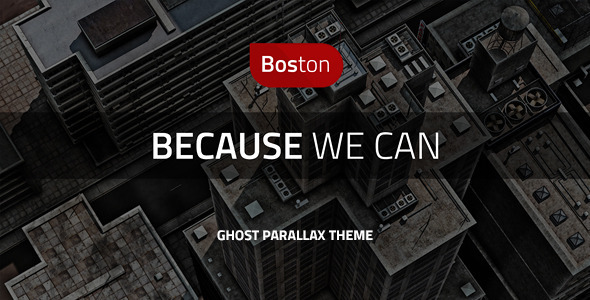 Boston - Corporate Parallax GHOST Template