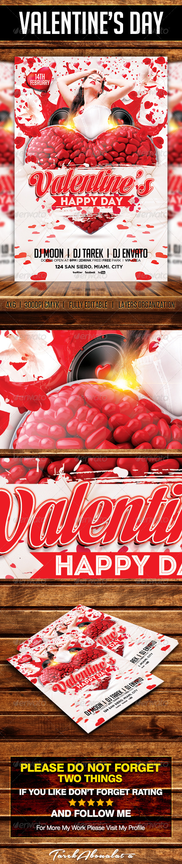 Valentines Day Flyer Template